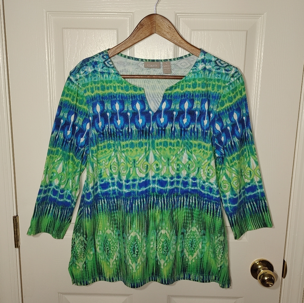 CHICO'S Print Top